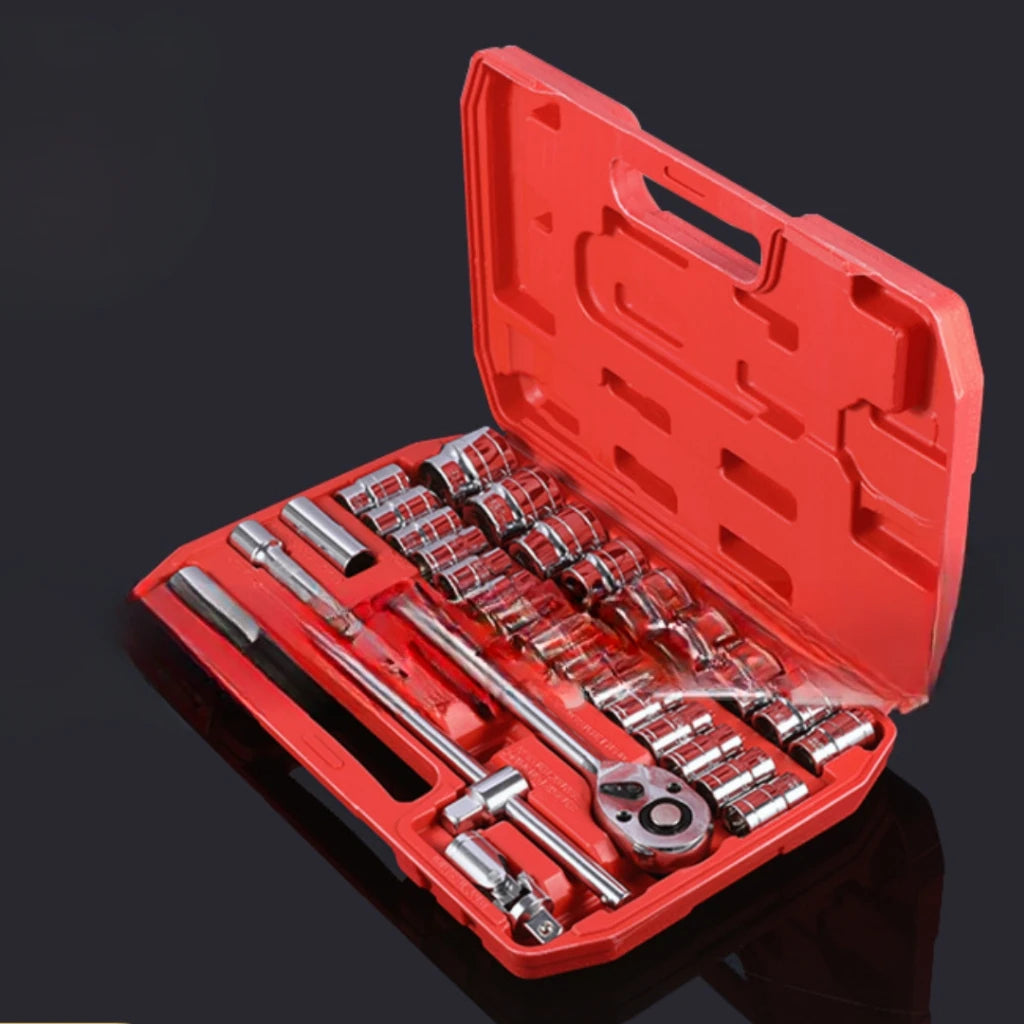 Kit 46 / Chave Catraca Jogo De Soquetes Allen Torx Ferramentas