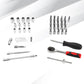 Kit 46 / Chave Catraca Jogo De Soquetes Allen Torx Ferramentas