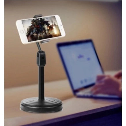 Suporte Para Celular De Mesa Com Altura Ajustável Angulo 360º Universal