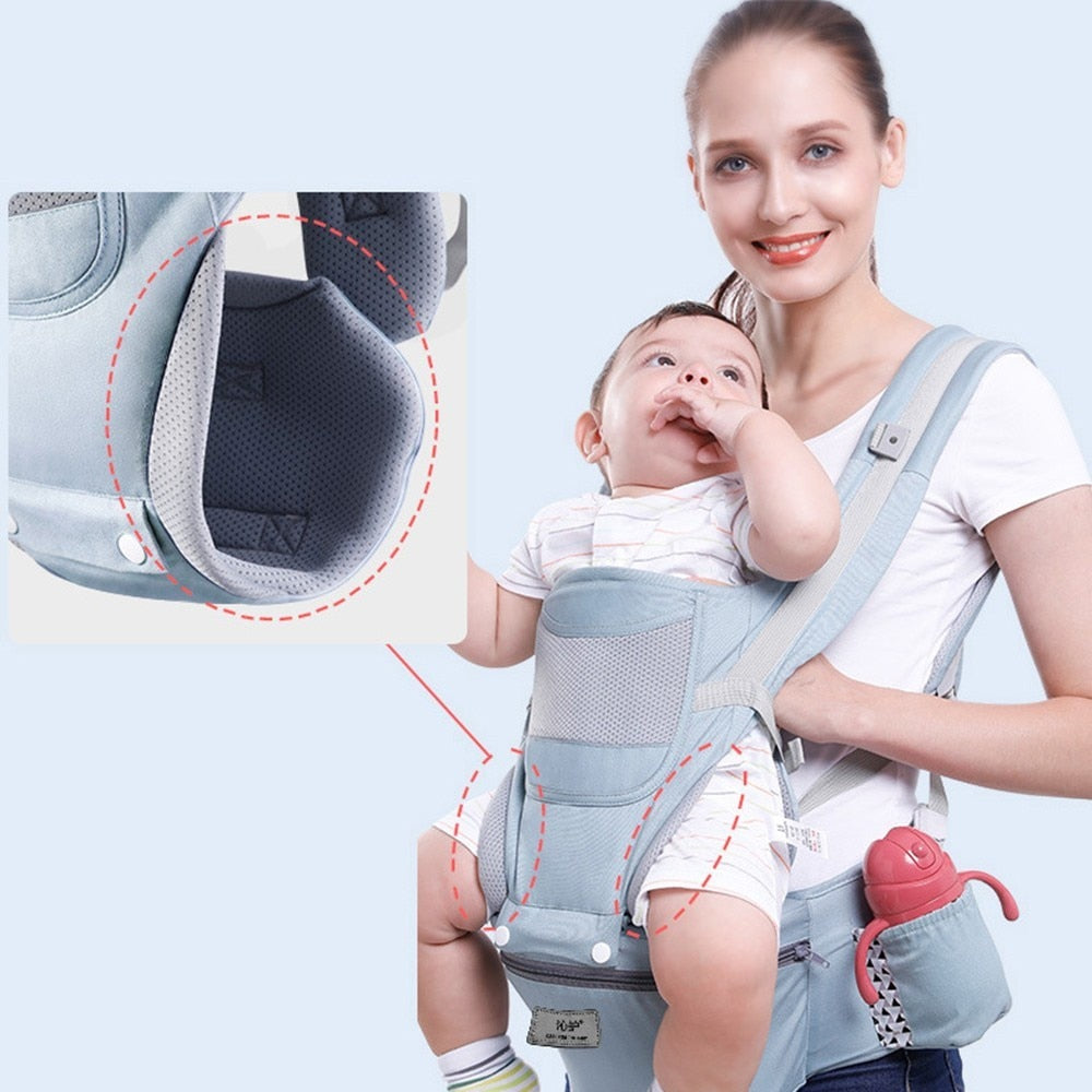 Canguru Portador de Bebê Ergonômico Multifuncional