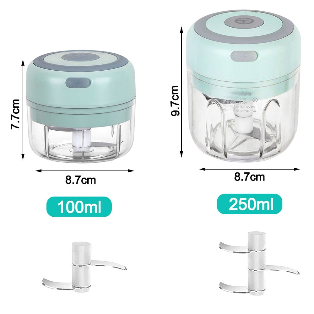 Mini Triturador Processador Multifuncional Elétrico 250mL