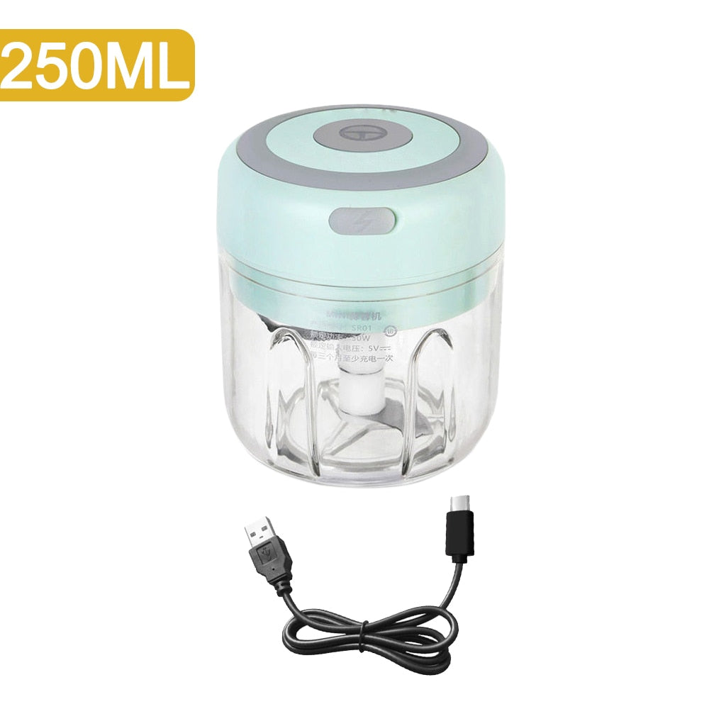 Mini Triturador Processador Multifuncional Elétrico 250mL