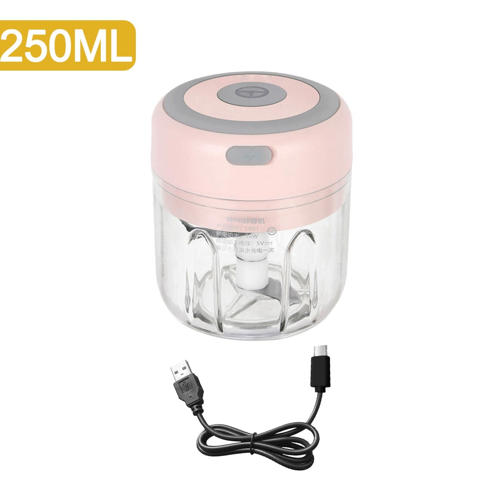 Mini Triturador Processador Multifuncional Elétrico 250mL