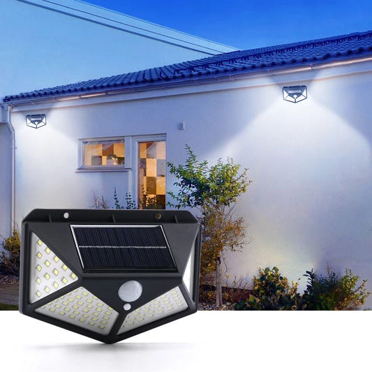 Luminária Solar Led Com Sensor Para Jardim À Prova D'água